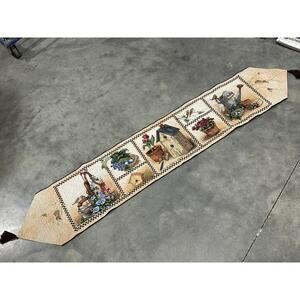 The Nesting Place Table Runner by Evans 79" Kitchen Decor ~ 260209-WH 352